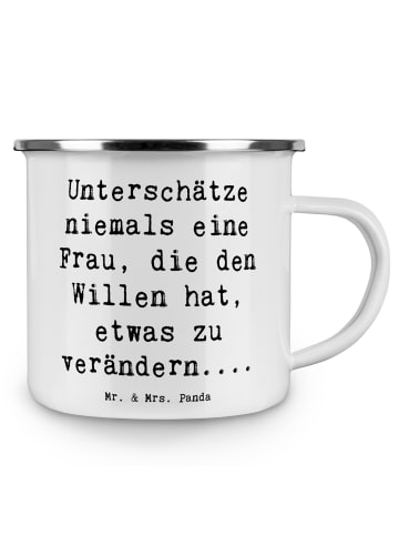 Mr. & Mrs. Panda Kaffeebecher Spruch Hoffnung Veränderung mit Sp... in Weiß