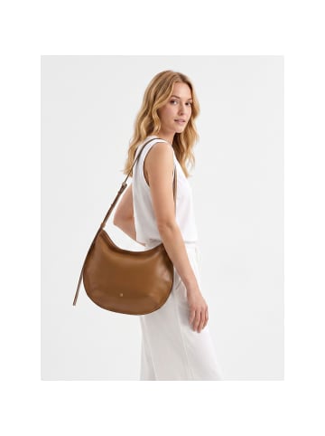 DuDu Hispani Schultertasche Leder 34 cm naturbraun