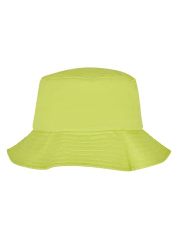 Flexfit Flexfit Unisex Flexfit Cotton Twill Bucket Hat in greenglow