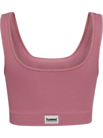 Hummel Sport-BH "Pulse Seamless Rib Bra" in Pink