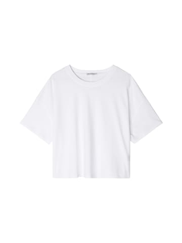 Marc O'Polo T-Shirt loose in Grey Silk
