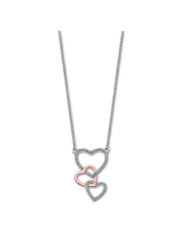 LOTUS silver Anhänger Silber 925 Sterling Silber Herz Halsketten
