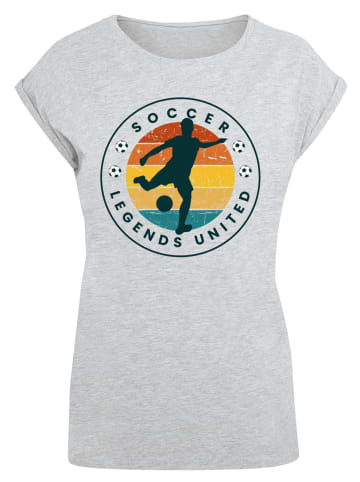 F4NT4STIC T-Shirt Soccer Legends United in grau meliert