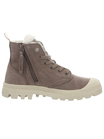 Palladium Schnürstiefelette in braun