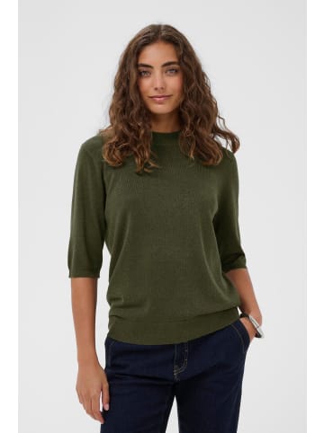 CULTURE Strickpullover CUfay Relaxed fit in Olive Night