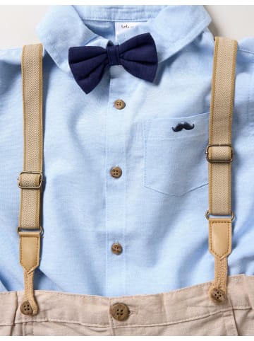 Little Gent 4tlg Set Frühling, Sommer in beige hellblau