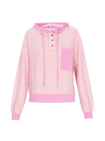 Swirly Women Hoodie in Light Pink