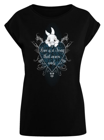 F4NT4STIC T-Shirt Disney Bambi Klopfer Love Is a Song in schwarz