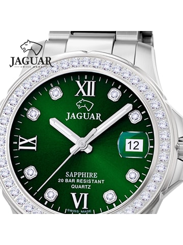 Jaguar Analog-Armbanduhr Jaguar Cosmopolitan silber mittel (ca. 34mm)