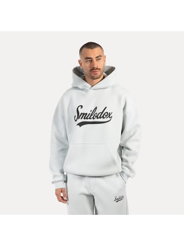 SMILODOX Hoodie Lorik in Hellgrau