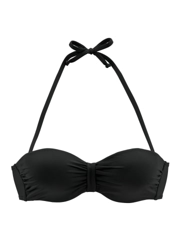 Bench Bügel-Bandeau-Bikini-Top in schwarz