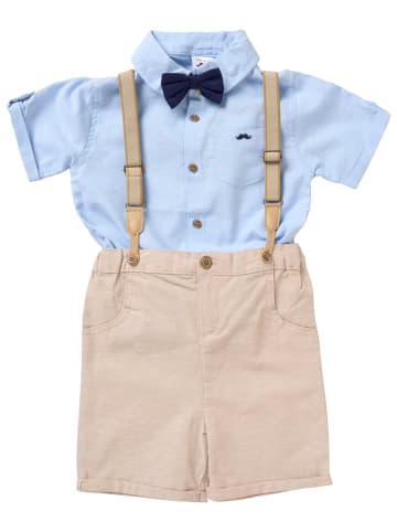 Little Gent 4tlg Set Frühling, Sommer in beige hellblau