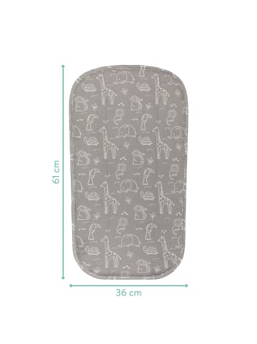 fillikid Frottee Auflage 60x36x2 cm für Wickelmulde 13037 Exklusiv in Safari