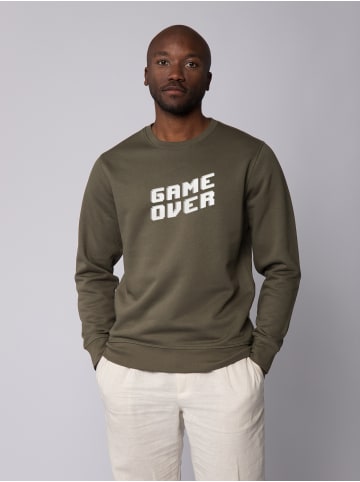 wat? Apparel Sweatshirt Game Over in Khaki