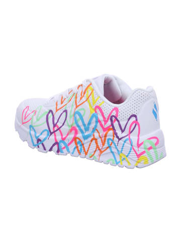 Skechers Sneaker UNO LITE - SPREAD THE LOVE in Weiß/pink