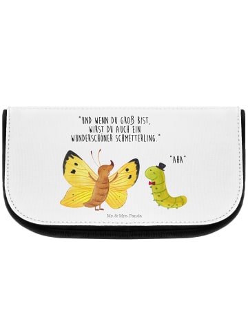 Mr. & Mrs. Panda aufbewahrungstasche Raupe Schmetterling mit Spruch in Weiß
