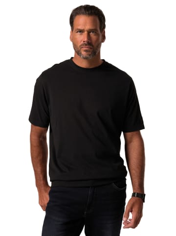 JP1880 Kurzarm T-Shirt in schwarz