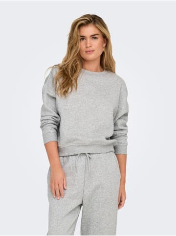 ONLY Sweatshirt in Light Grey Melange