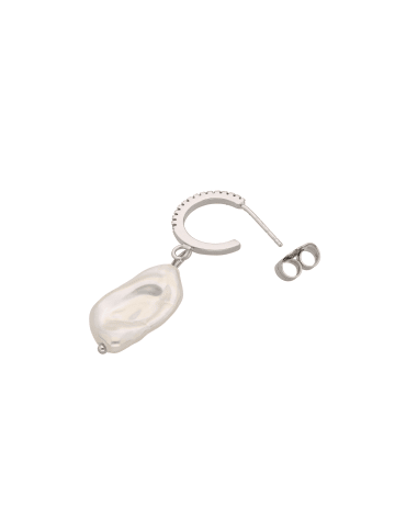 usha WHITE LABEL Women Earrings in Silver White