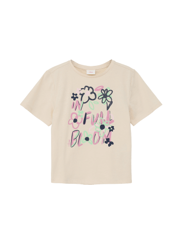 s.Oliver T-Shirt kurzarm in Beige