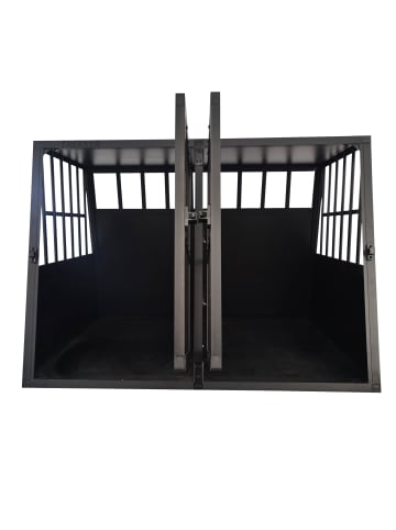 Trekker Hundebox in Schwarz XXL 104x90.5x69.5cm