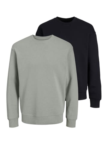 Jack & Jones Sweatshirt Star in Schwarz / grau