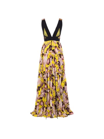 Trussardi Gelb Seide Damen Kleid