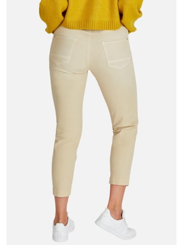ANGELS  Slim Fit Jeans Jeans Tama Cropped mit teilelastischem Bund in beige
