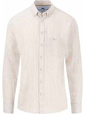 FYNCH-HATTON Langarm FreizeitHemd für Herren in beige