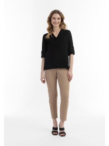 Albee Women Blusenshirt Mit Spitze in Schwarz