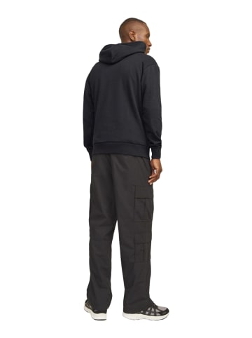 Jack & Jones Sweatshirt JJECALEB VARSITY in Schwarz