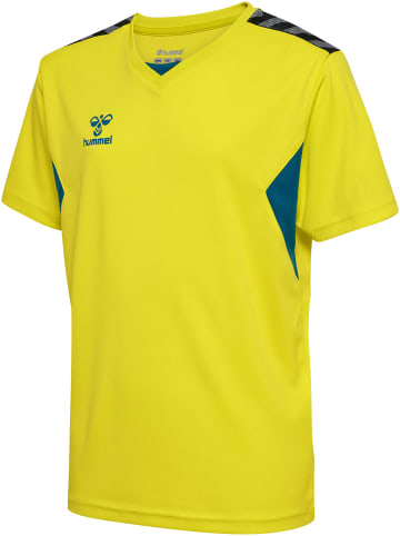Hummel T-Shirt Hmlauthentic Kinder in BLAZING YELLOW/TRUE BLUE