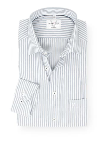MARVELIS Modern Fit Businesshemd in Marine 18