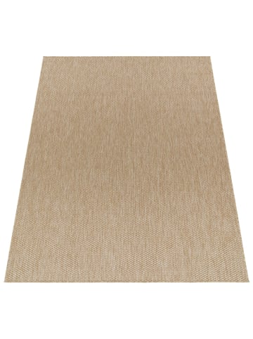 KADIMA DESIGN Teppich Kurzflor Unifarben Wohnzimmer in Beige