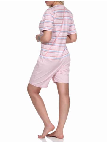 NORMANN Pflegeoverall kurzarm Reissverschluss - 73711 in rosa