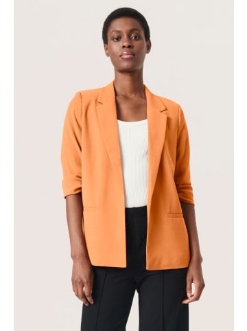 Soaked in Luxury Blazer SLShirley Gerade Passform in Tangerine