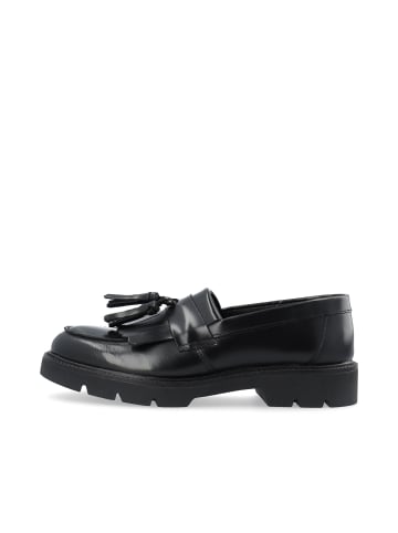 Bianco Lederhalbschuhe in Black
