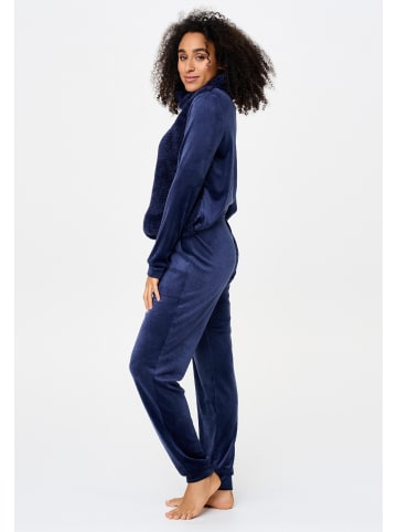 LINGADORE Velvet fleece homewear Set Black iris