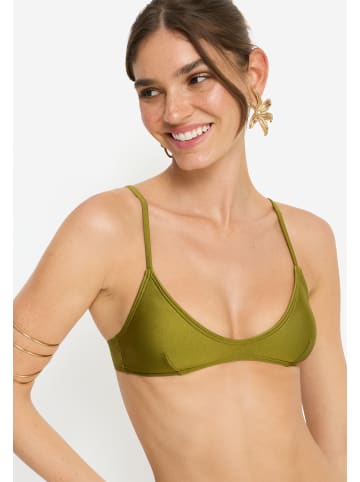 LSCN BY LASCANA Bustier-Bikini-Top in green moss