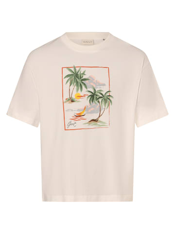 Gant T-Shirt in ecru