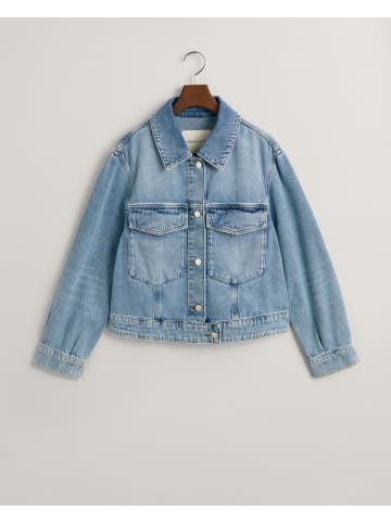 Gant Jeansjacke in Mid Blue Broken In