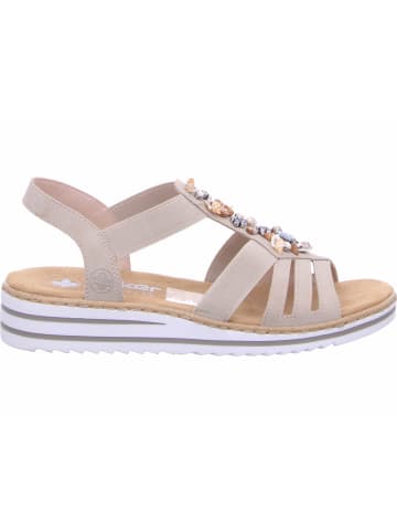 rieker Keilsandalette in beige