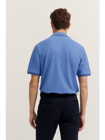 Bugatti Polo Kurzarm in 340-blaugrau