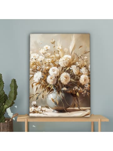 MuchoWow Leinwand bilder Elegante Blumen (BxH)