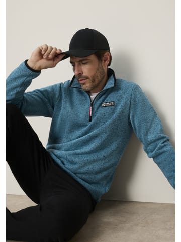 Man's World Fleecepullover in petrol