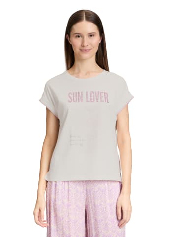 CARTOON Printshirt mit Rundhalsausschnitt in Patch Cream/Rosé