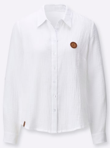 WITT WEIDEN Baumwollbluse in weiß