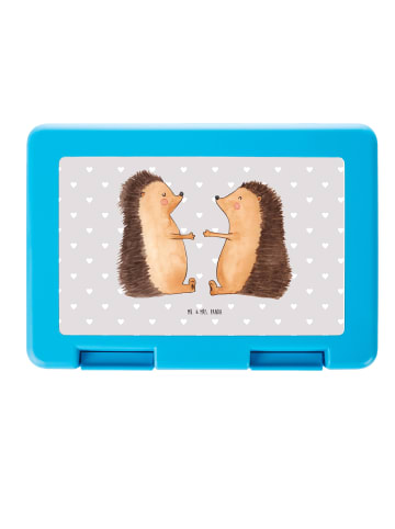 Mr. & Mrs. Panda Lunchbox Igel Liebe ohne Spruch in Grau Pastell