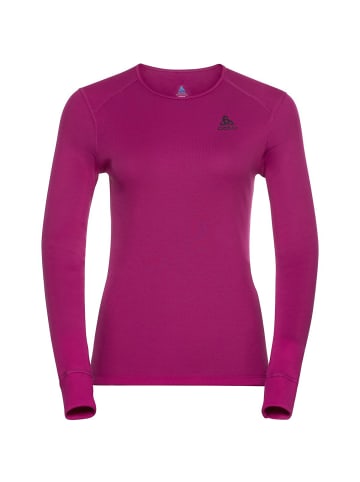 Odlo Funktionsshirt Crew neck l/s ACTIVE WARM ECO in Violett