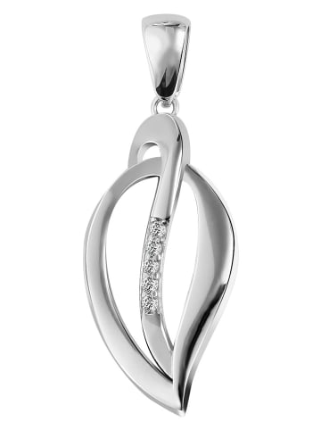 Adeliás Damen Anhänger aus 925 Silber mit Zirkonia in silber